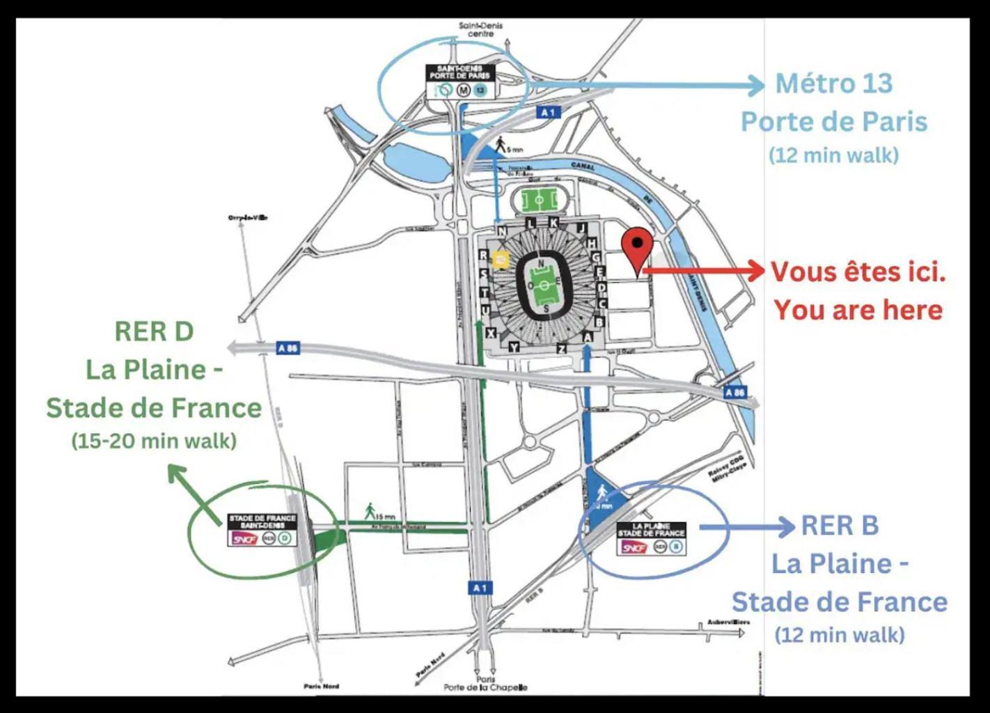 F2 Paris 10Eme Gare Du Nord - Stade De France - Parking Saint-Denis (Seine-Saint-Denis) Exterior foto